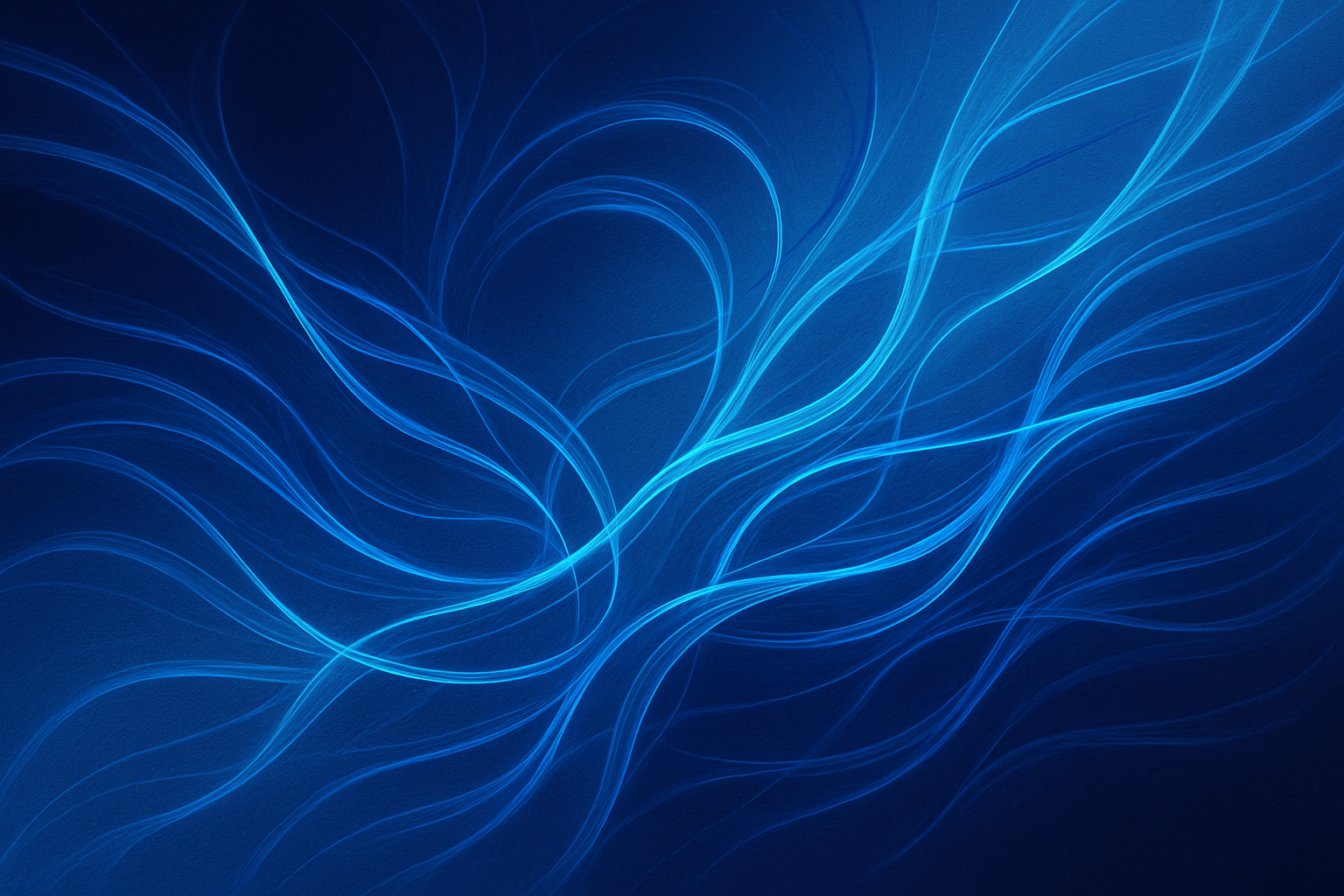abstract blue glowing lines